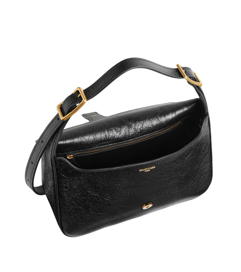 Black Clicca Medium Shoulder Bag 4