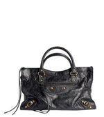 Black Le City Top Zip Medium Tote 1