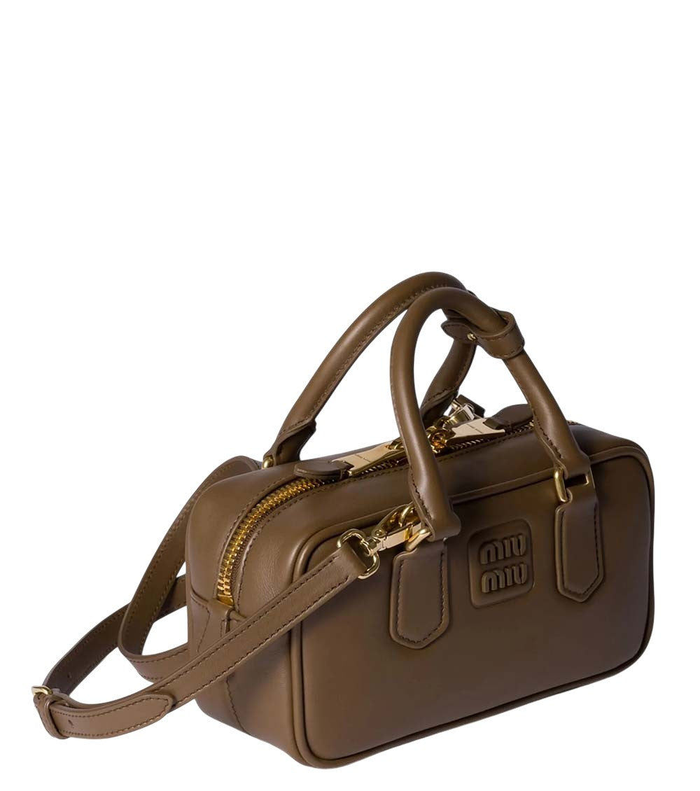 Brown Arcadie Mini Satchel 2