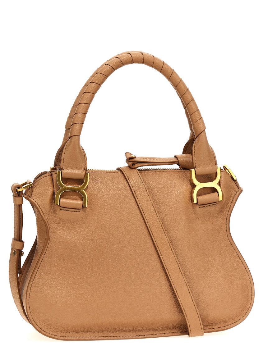 Brown 'Marcie' Small Satchel Bag 2