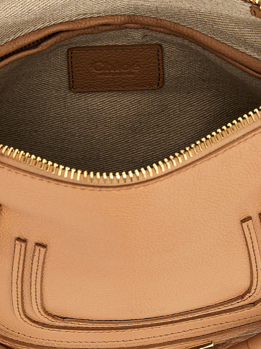 Brown 'Marcie' Small Satchel Bag 4