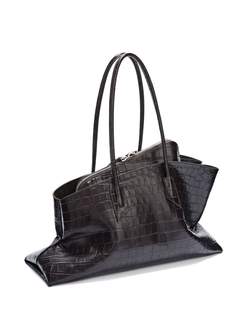 Brown La Passeggiata Medium Shoulder Bag 3