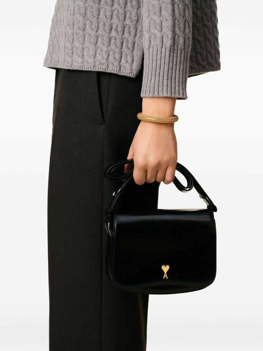 Black Logo Shoulder Bag 2