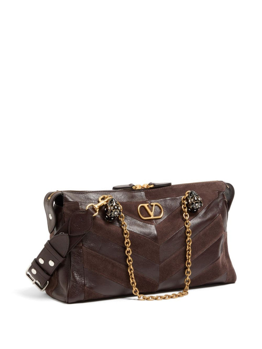 Brown Panthea Medium Shoulder Bag 2