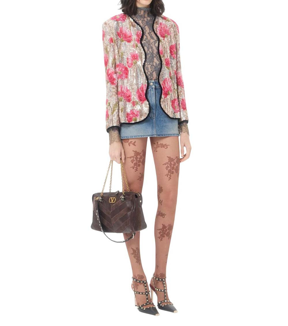 Brown Panthea Medium Shoulder Bag 5