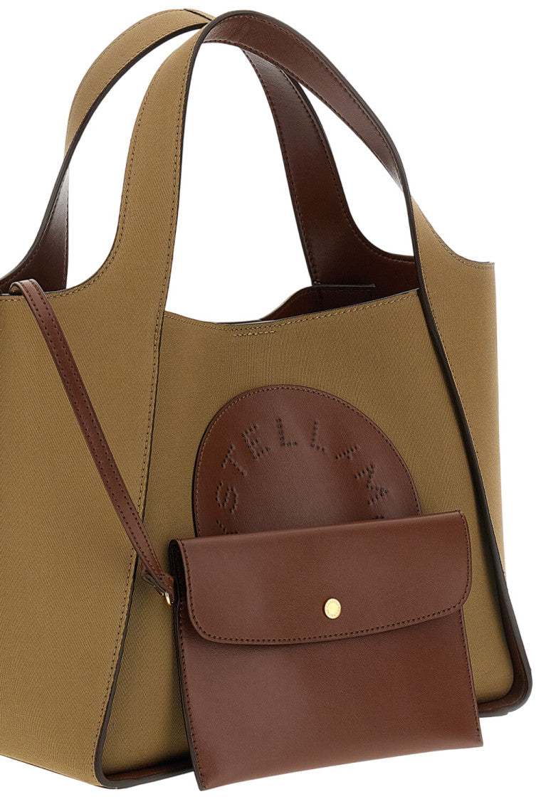 Brown Logo Medium Tote 3