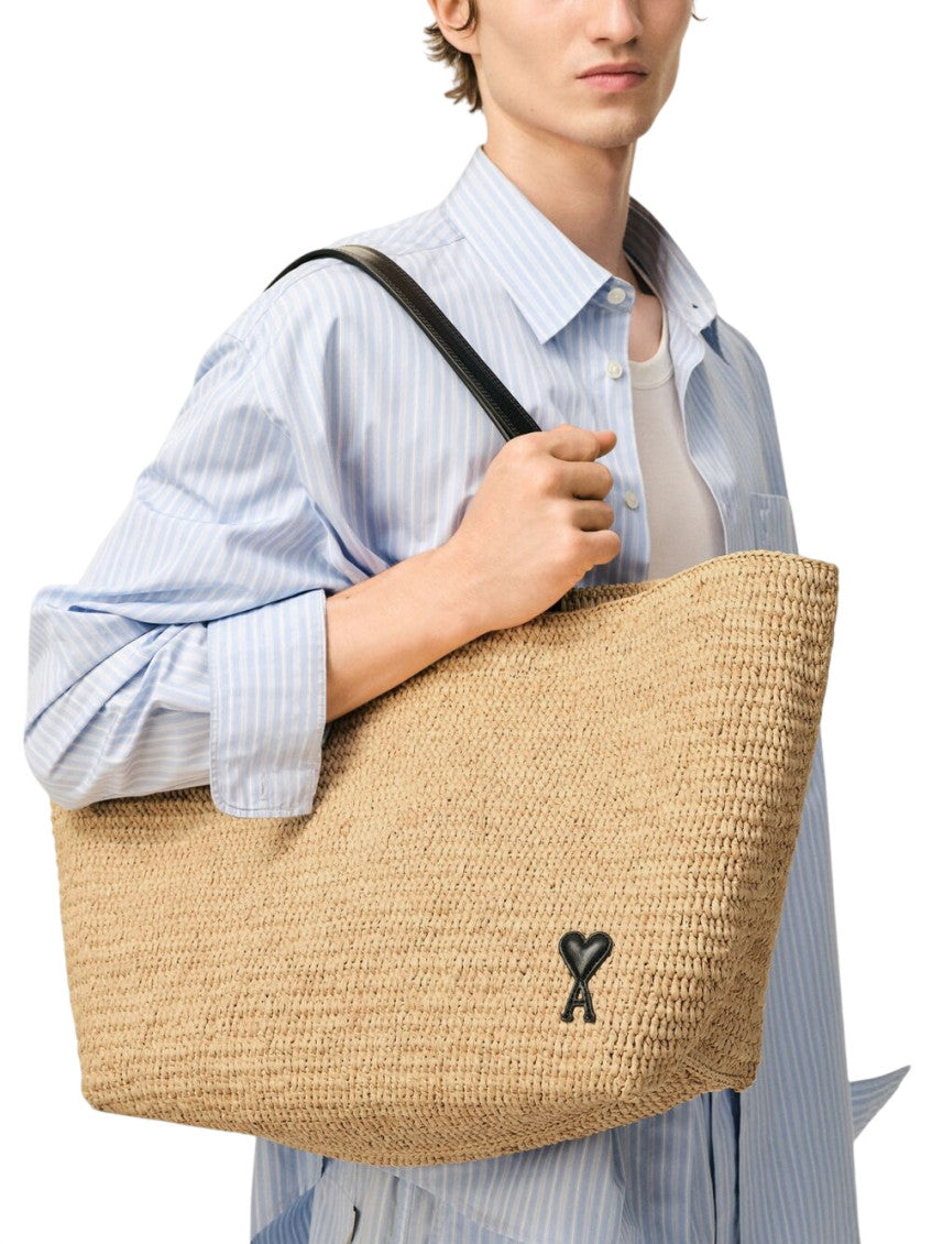 Natural Logo Large Tote 4