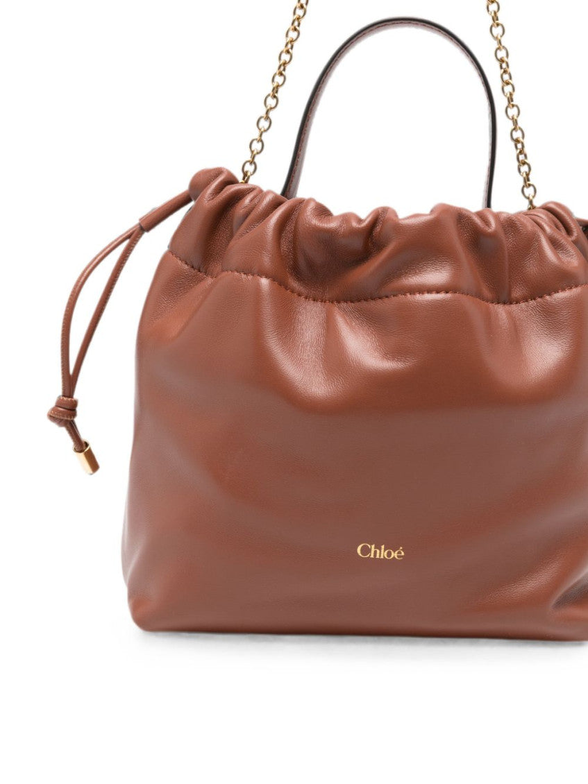 Brown Icons Small Shoulder Bag 4