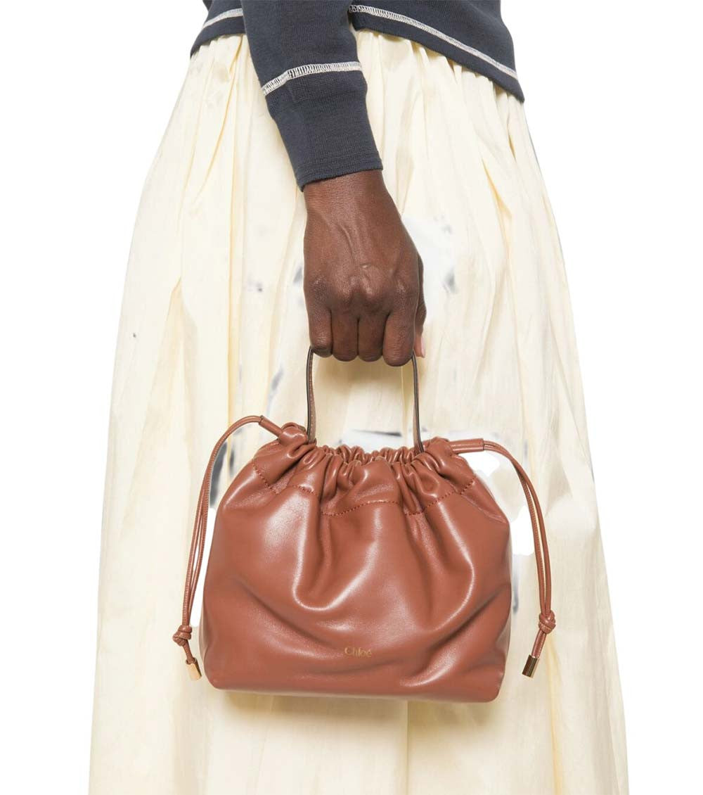 Brown Icons Small Shoulder Bag 5