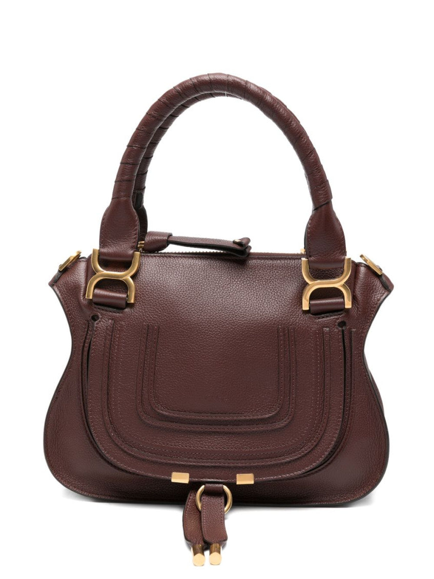 Dark Brown Marcie Small Satchel 1