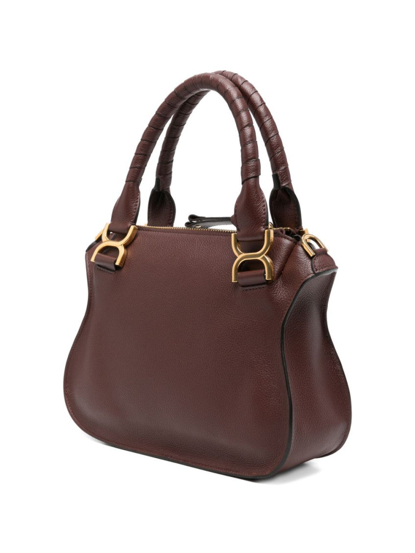 Dark Brown Marcie Small Satchel 2