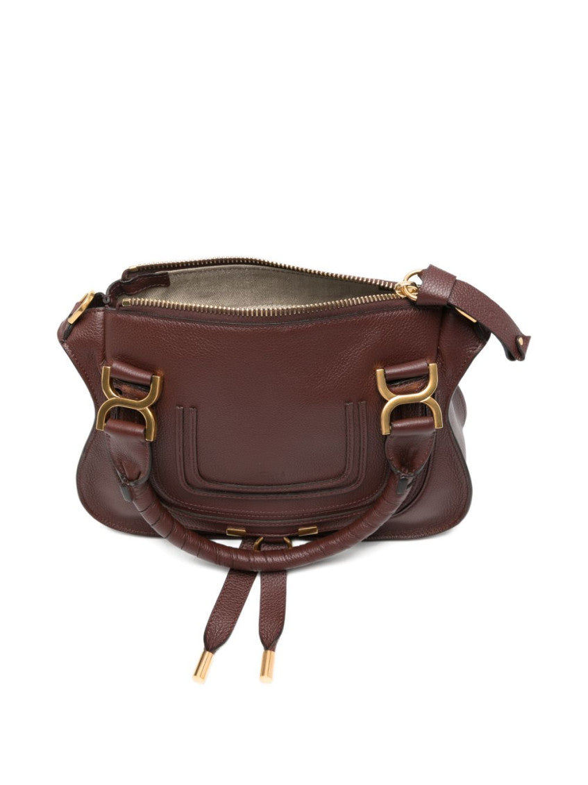 Dark Brown Marcie Small Satchel 3