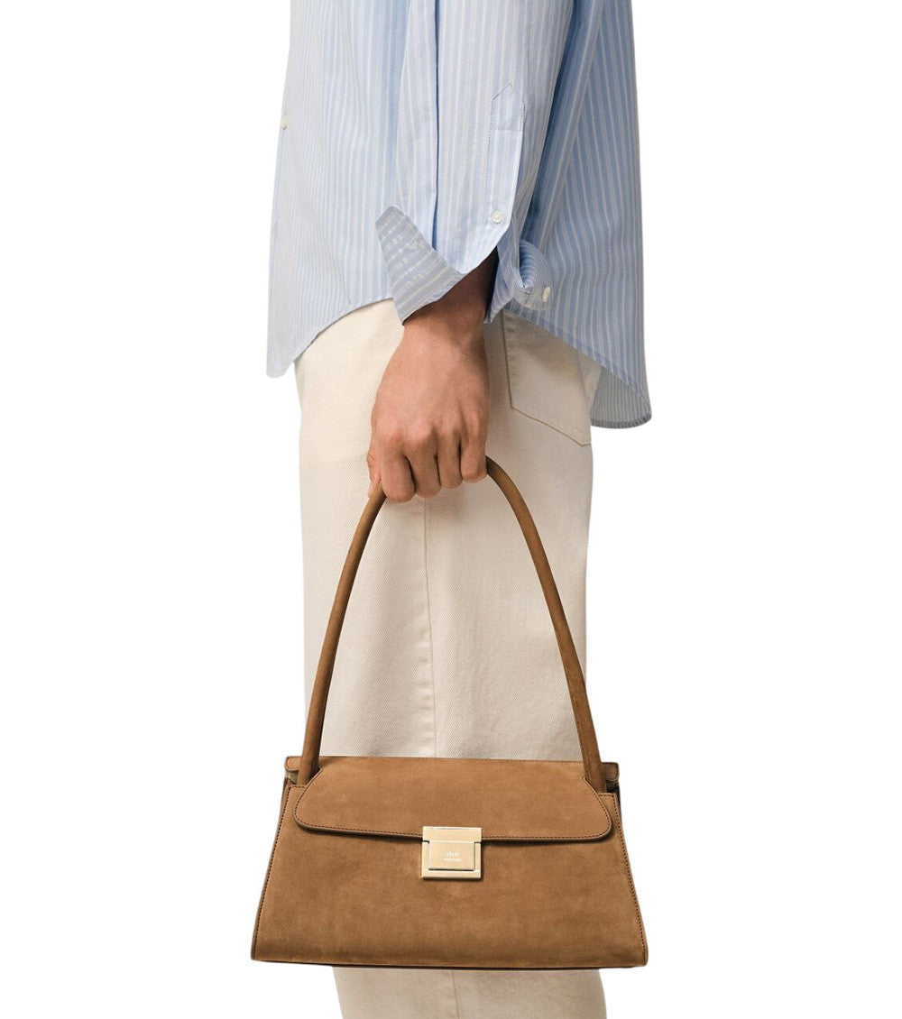 Brown Mimi Medium Shoulder Bag 5