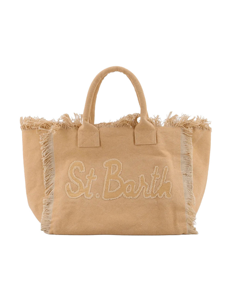 Beige Vanity Top Zip Large Tote 1