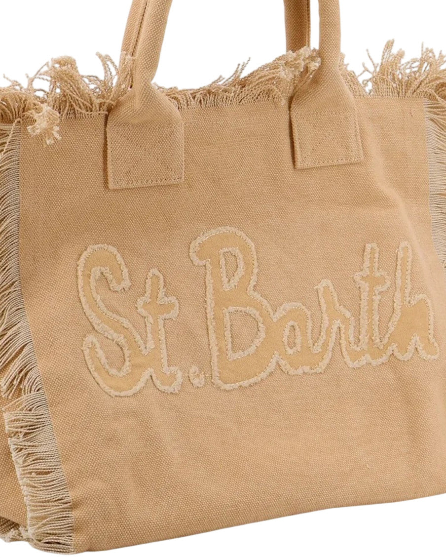 Beige Vanity Top Zip Large Tote 2