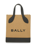 Beige Logo Mini Tote 1
