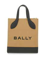 Beige Logo Mini Tote 1