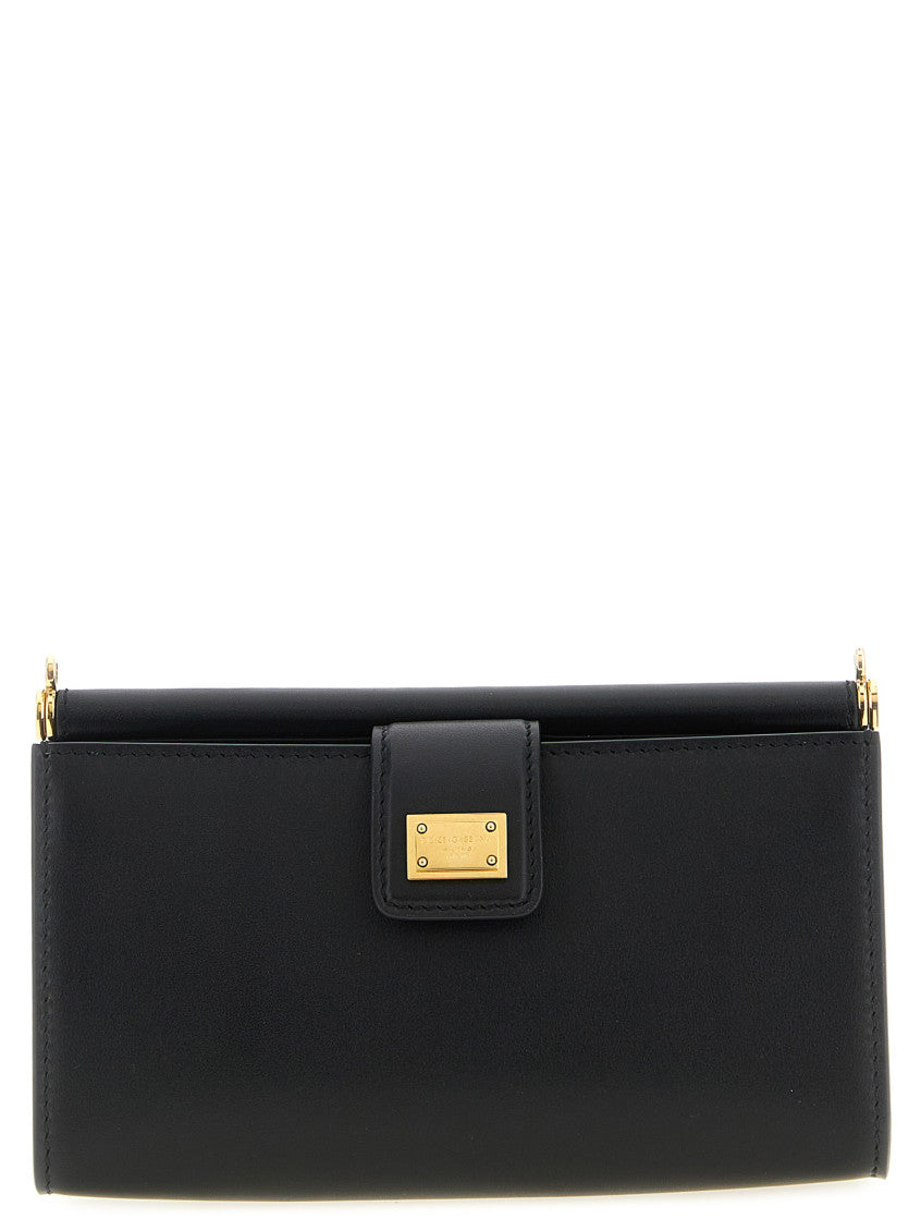 Black Logo Mini Crossbody Bag 1