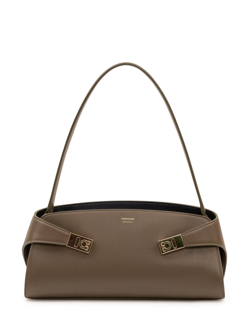 Olive Hug Large Shoulder Bag 1