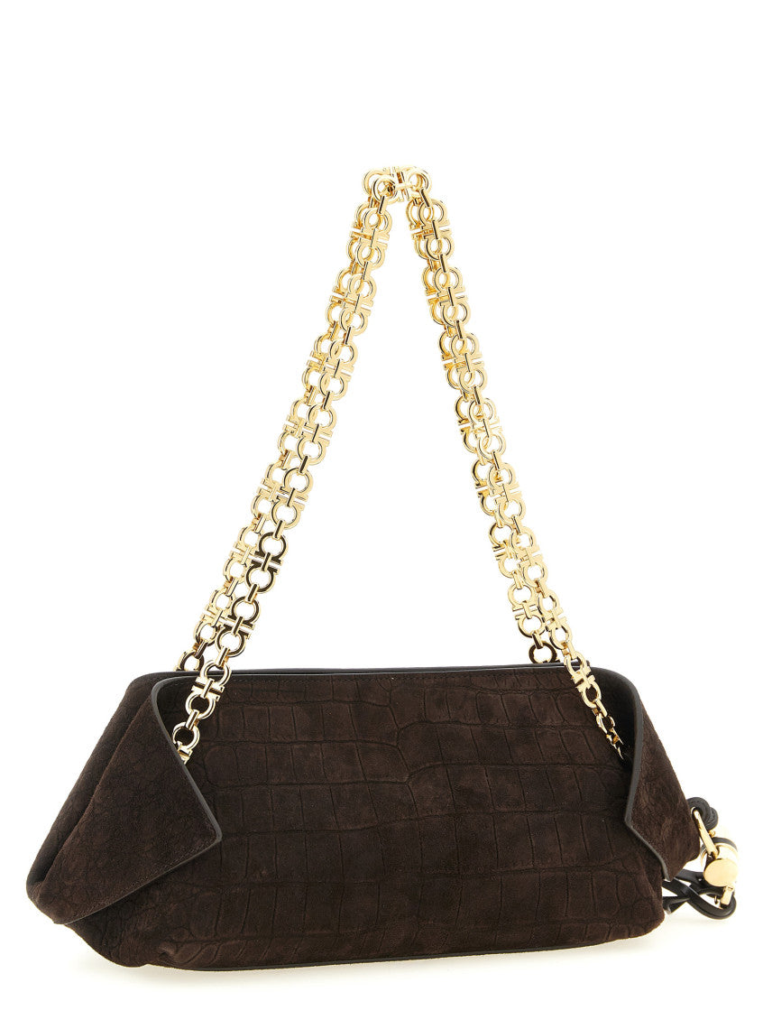 Brown Gancini Small Shoulder Bag 2