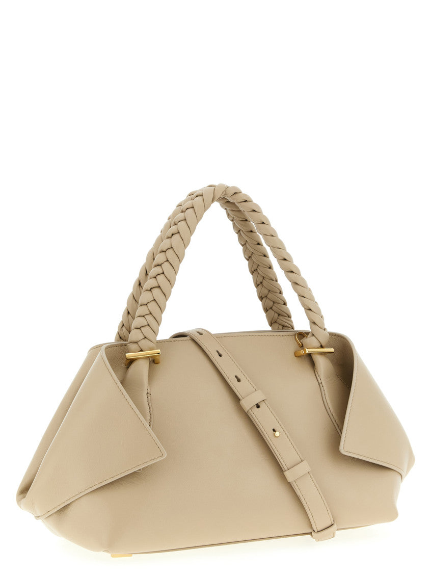Beige Logo Medium Satchel 2