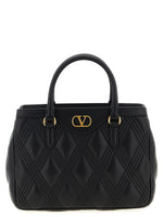 Black Quilted 67 Satchel 1