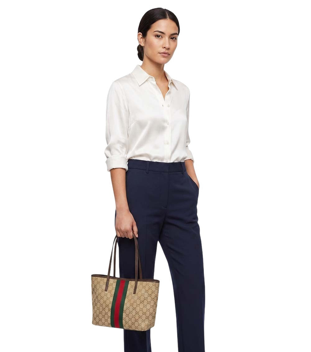 Beige Tribeca Small Tote 4