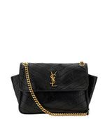 Black Niki Tripouch Medium Shoulder Bag 1