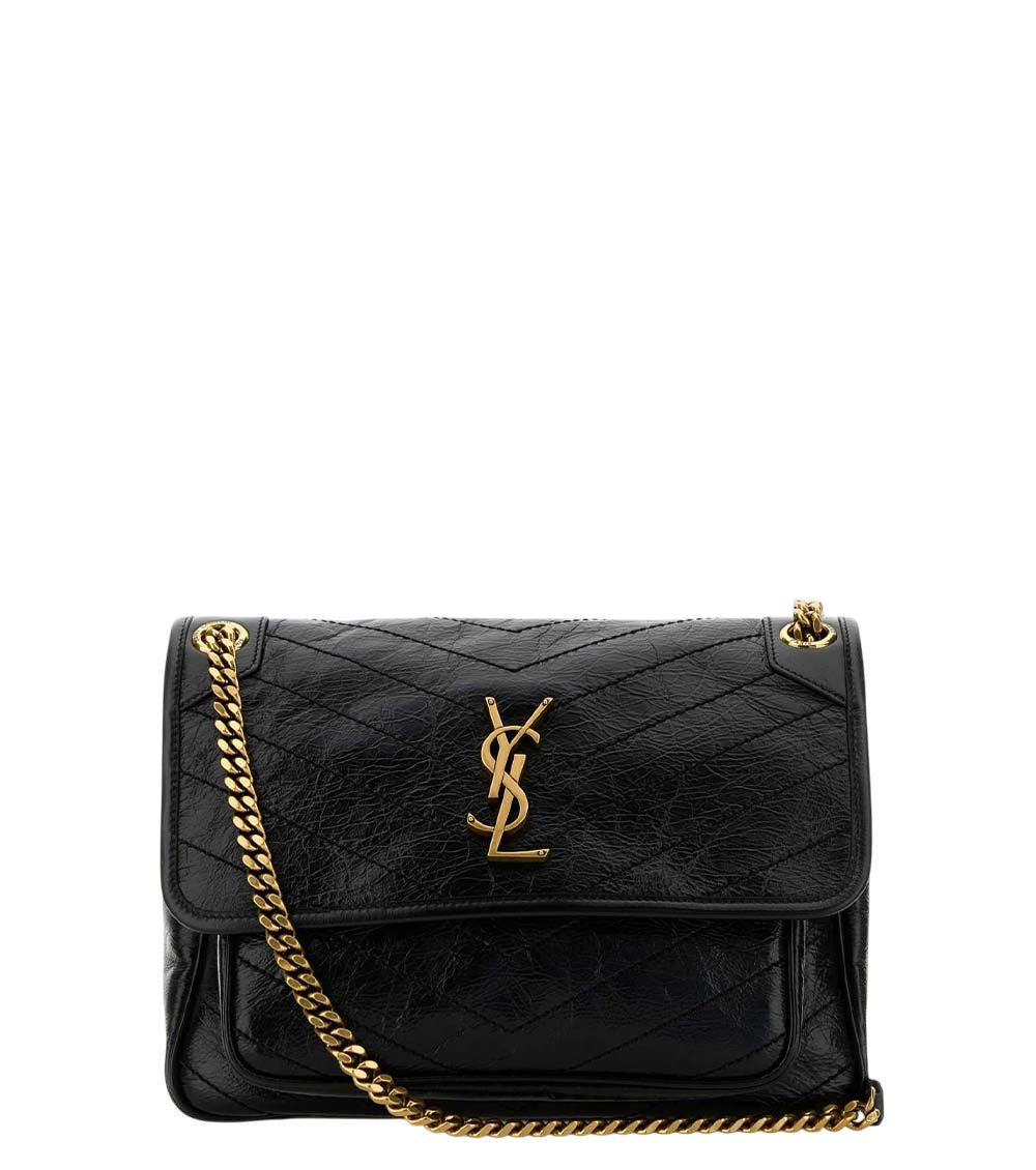 Black Niki Medium Shoulder Bag 1