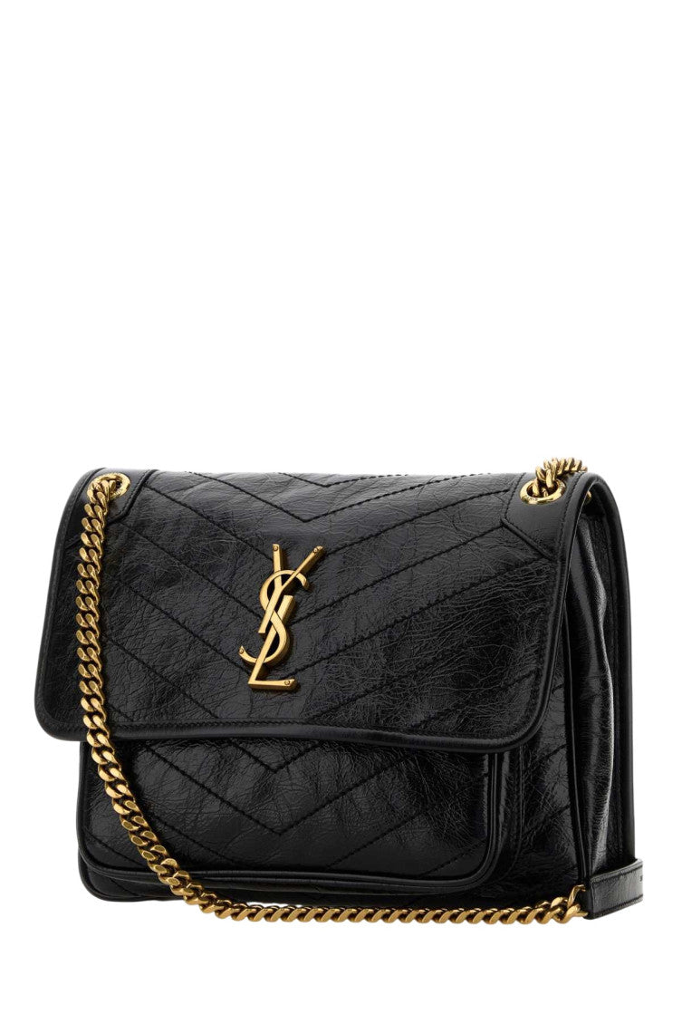 Black Niki Medium Shoulder Bag 2