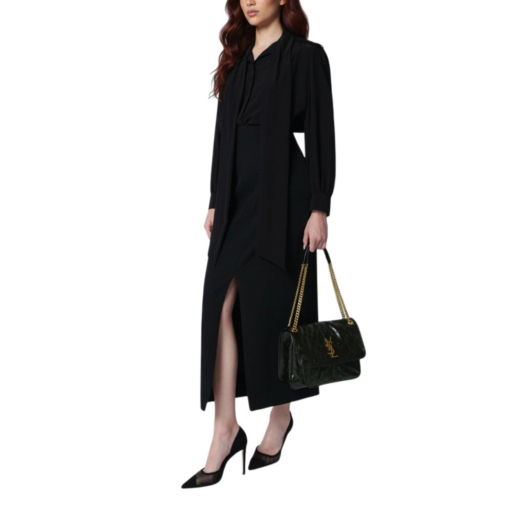 Black Niki Medium Shoulder Bag 5