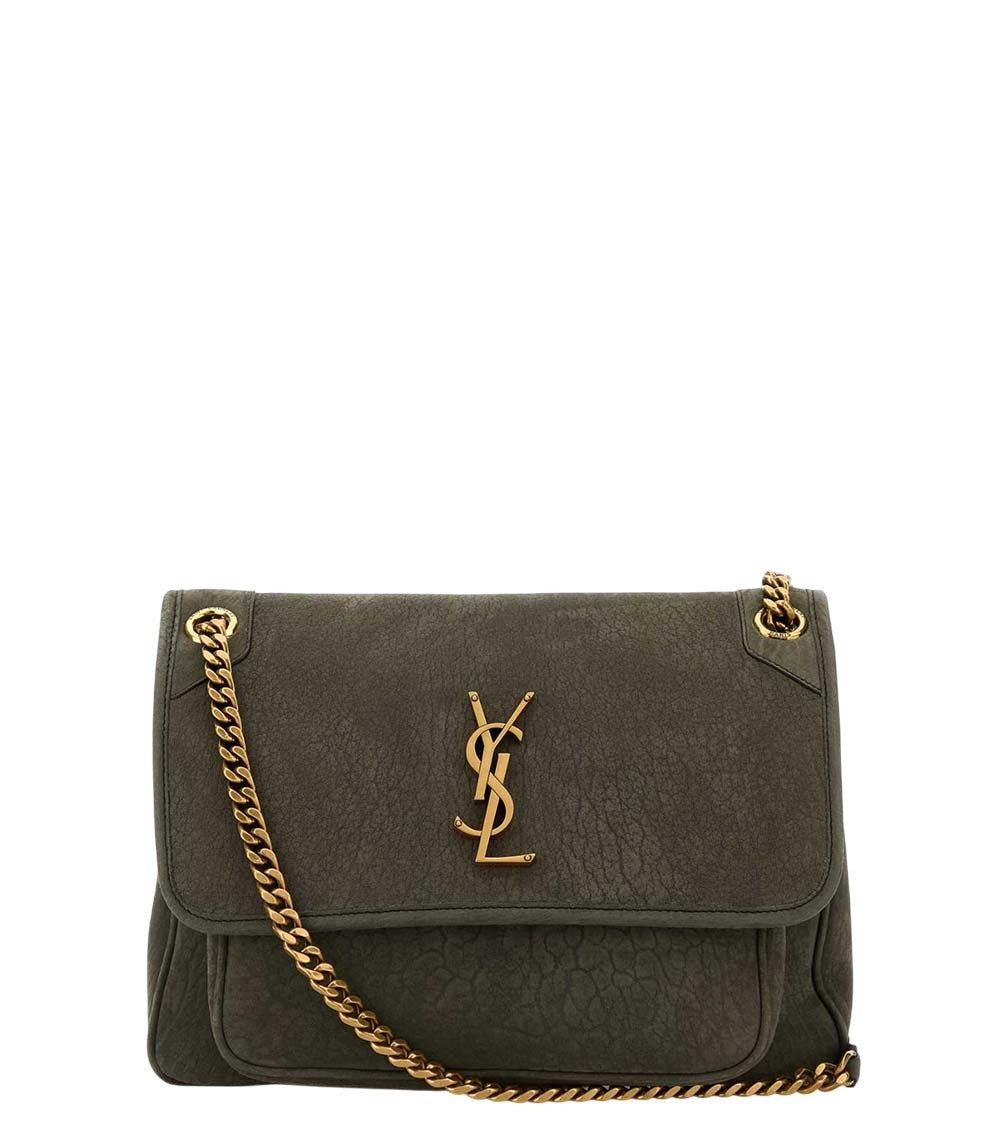 Grey Niki Medium Shoulder Bag 1