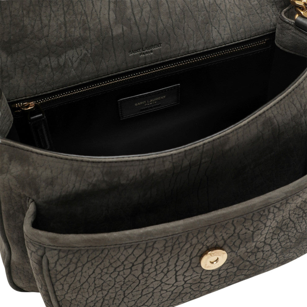 Grey Niki Medium Shoulder Bag 4