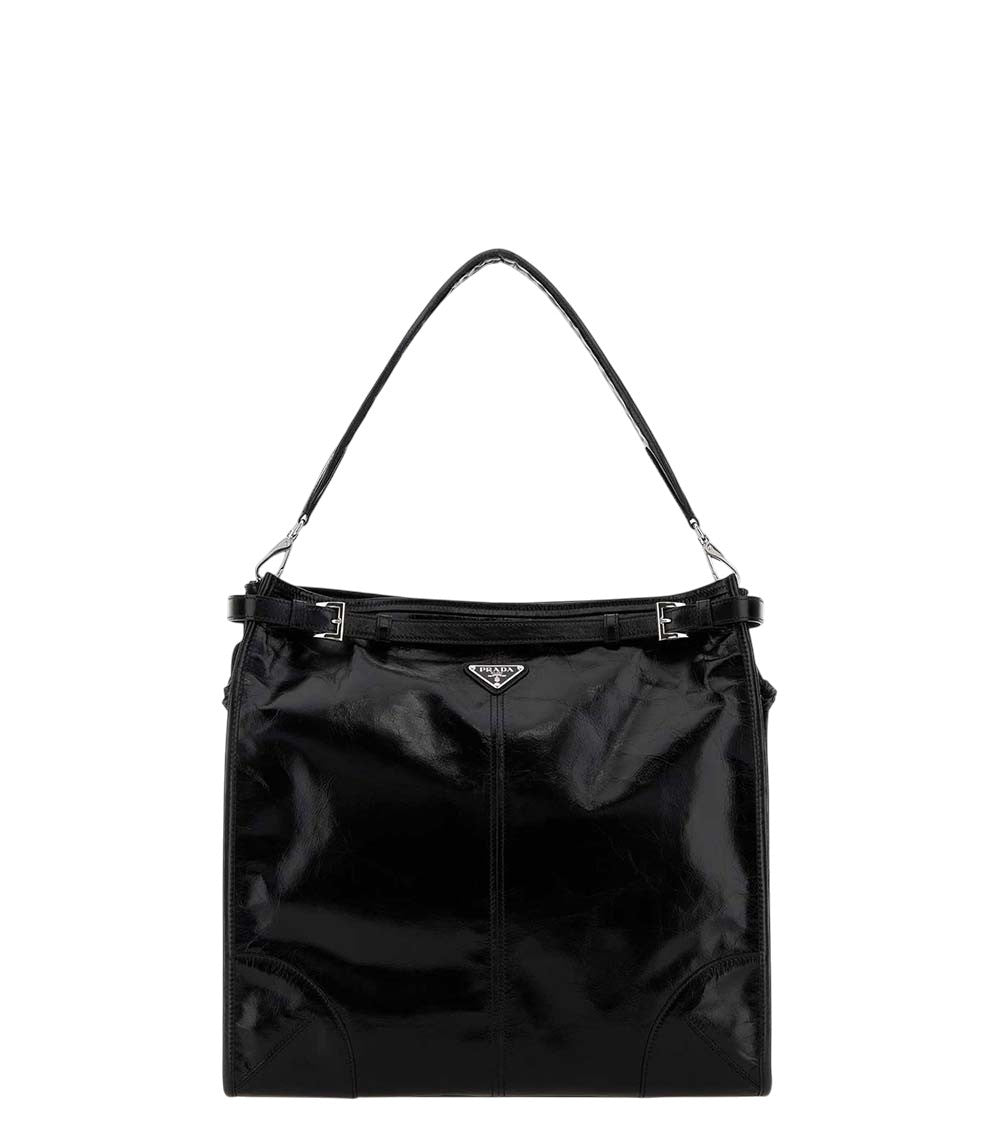 Black Bonnie Large Shoulder Bag 1
