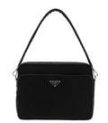 Black Logo Large Messenger Bag 1