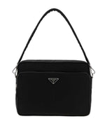 Black Logo Large Messenger Bag 1