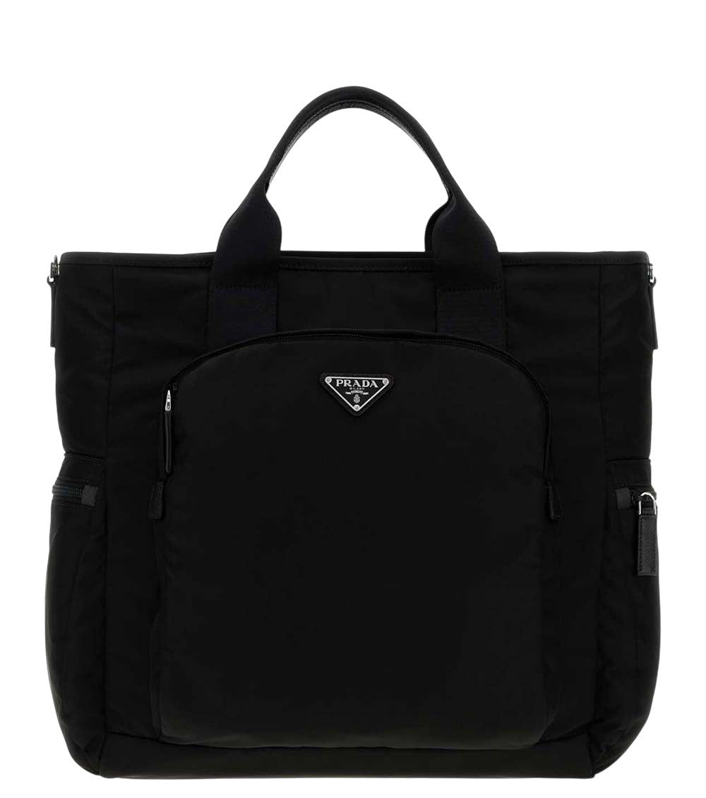 Black Logo Large Tote 1