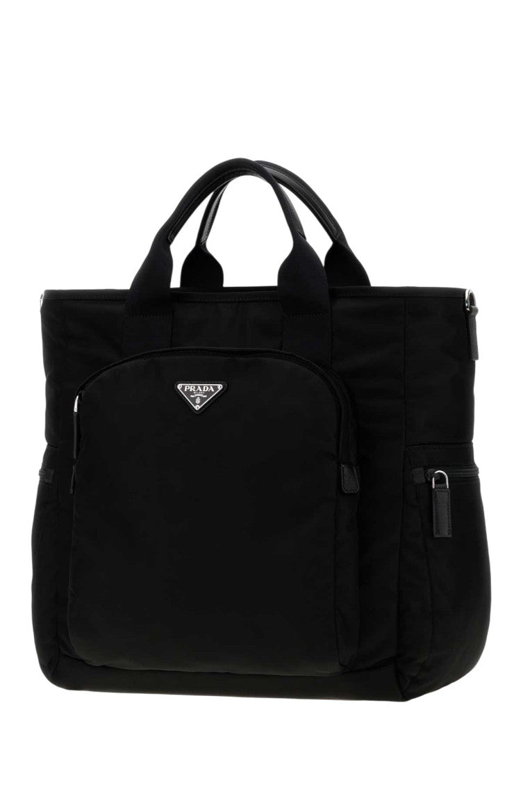 Black Logo Large Tote 2
