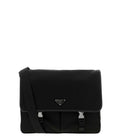 Black Logo Large Messenger Bag 1