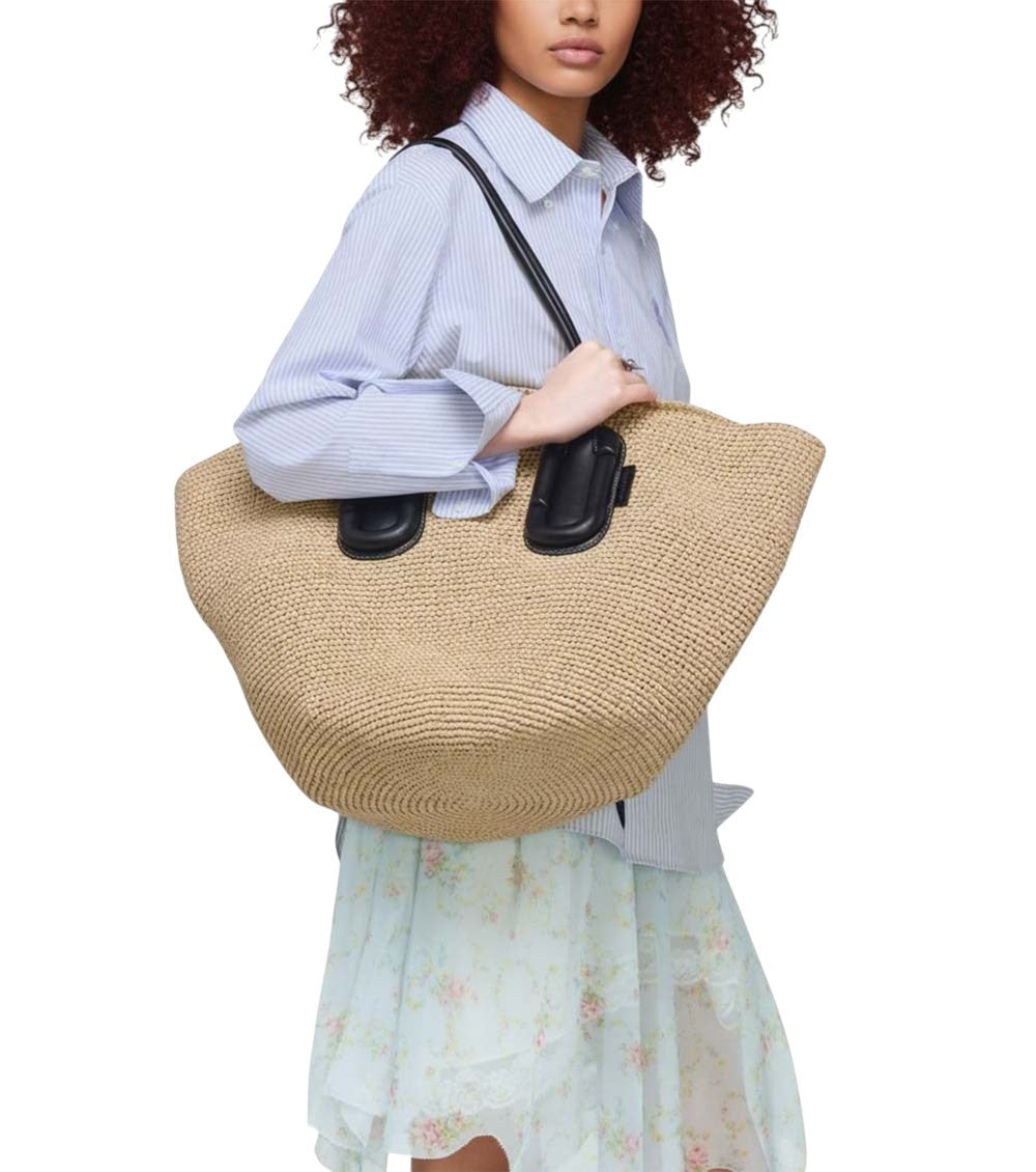 Natural The Straw Large Tote 4