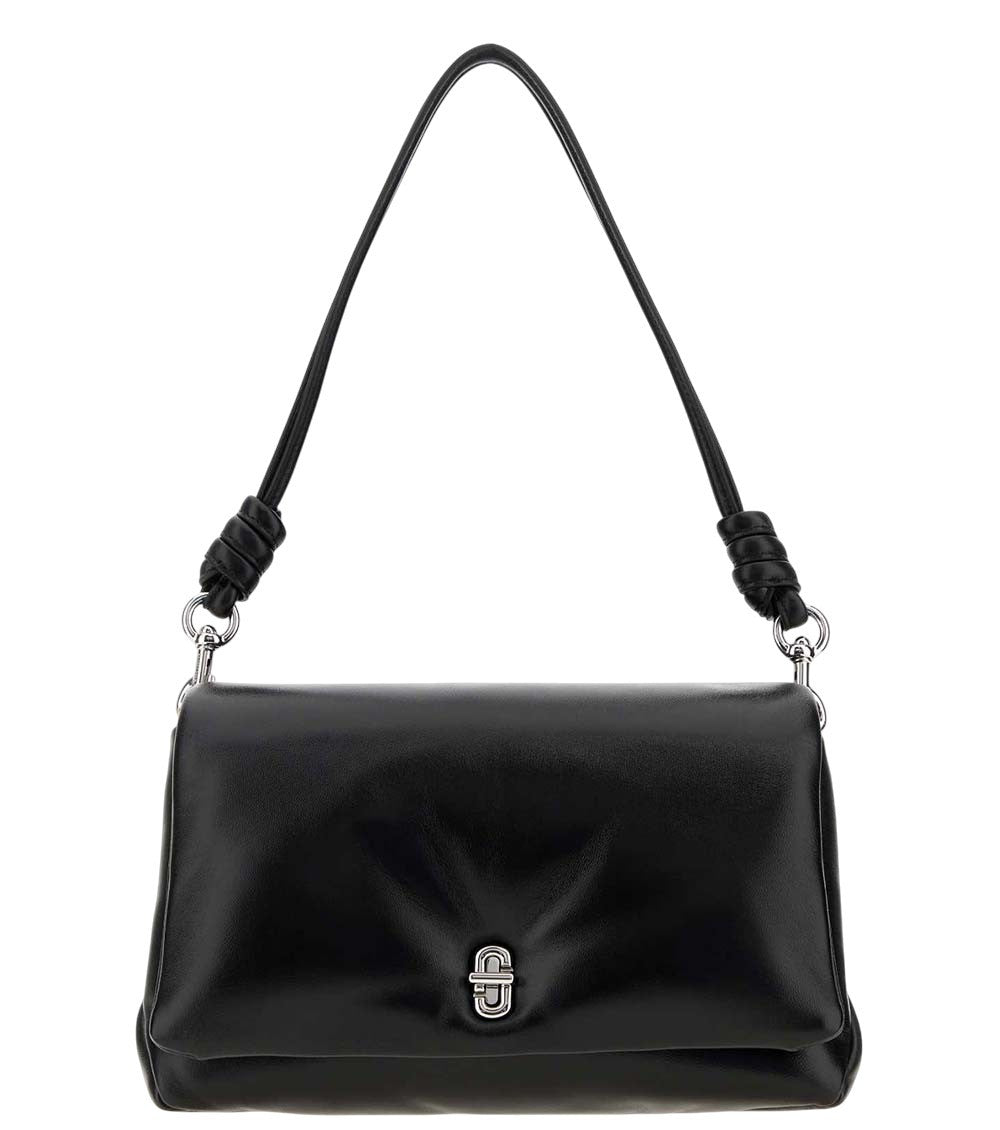 Black The Dual Puff Medium Shoulder Bag 1