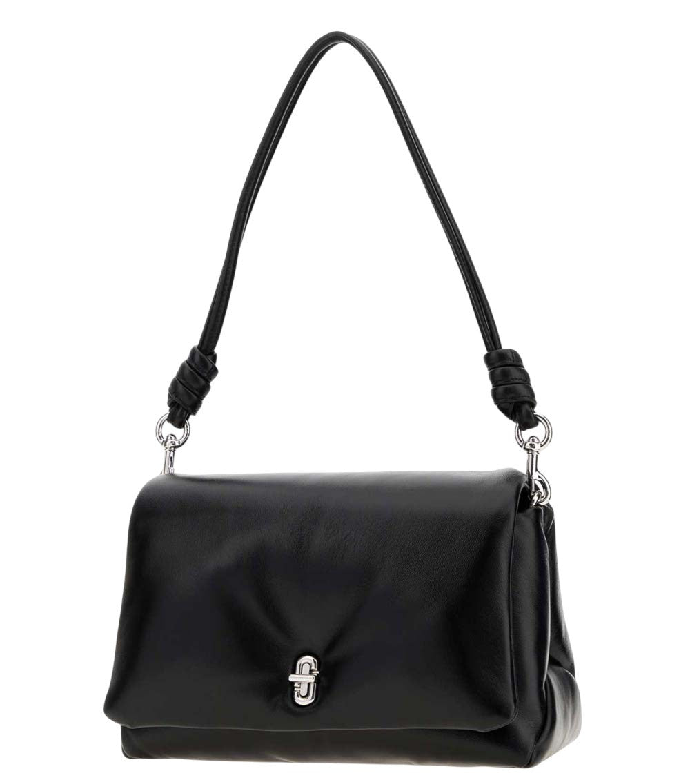 Black The Dual Puff Medium Shoulder Bag 2