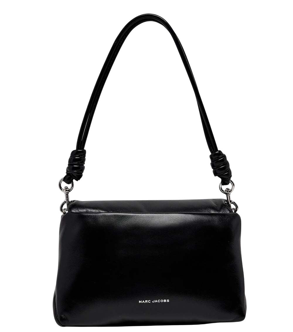 Black The Dual Puff Medium Shoulder Bag 3