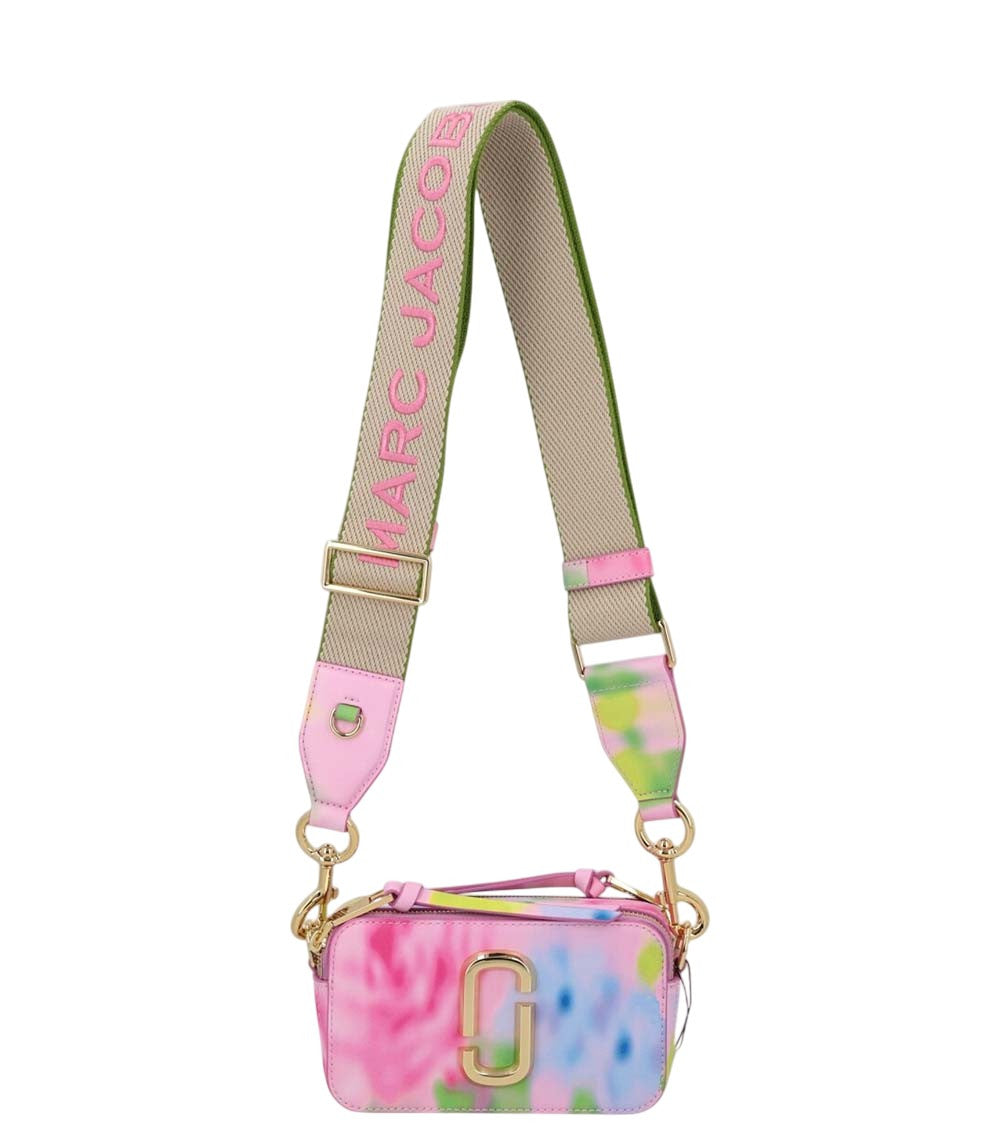 Pink Blurred Floral Snapshot Mini Crossbody Bag 2
