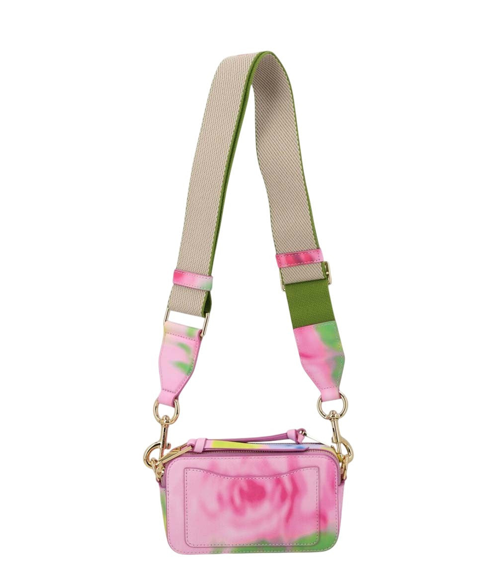 Pink Blurred Floral Snapshot Mini Crossbody Bag 3