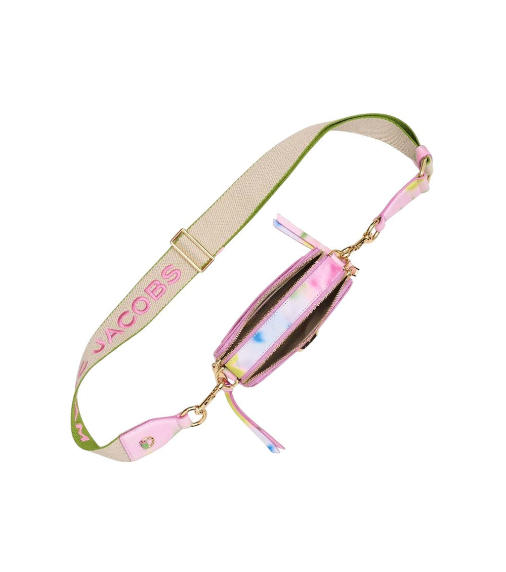 Pink Blurred Floral Snapshot Mini Crossbody Bag 4