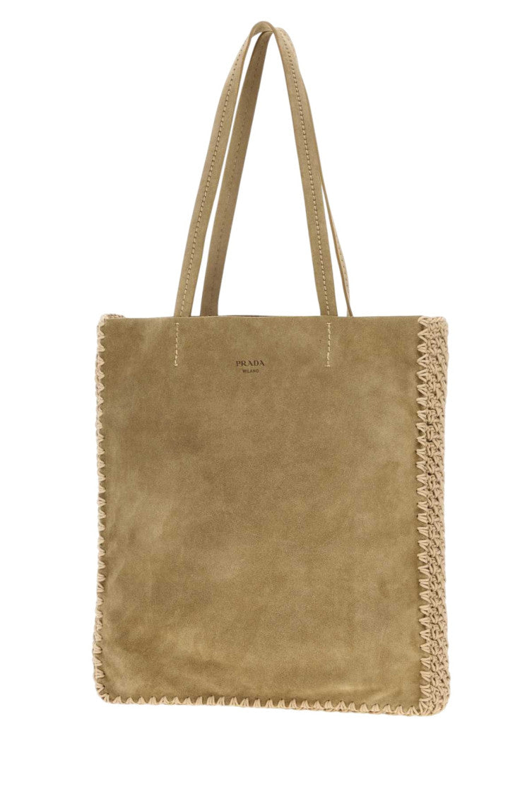 Beige Logo Large Tote 2