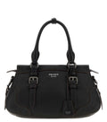 Black Logo Top Zip Large Tote 1