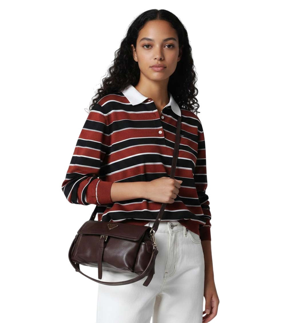 Brown Explore Medium Shoulder Bag 5
