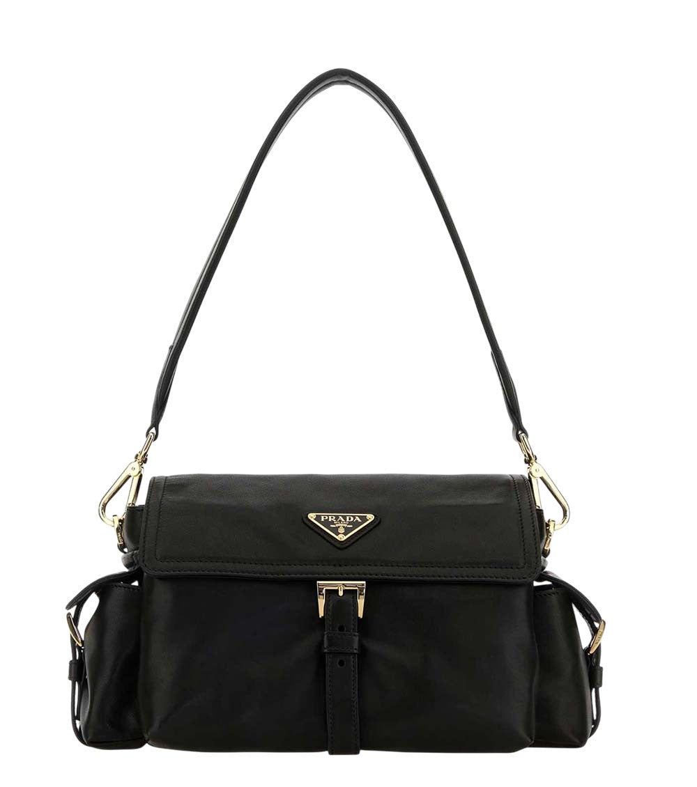 Black Explore Medium Shoulder Bag 1